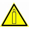 Знак W19. "Газовый баллон"